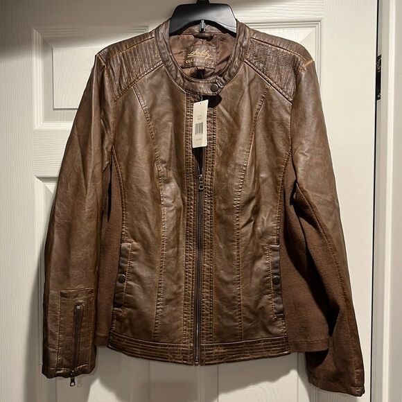 Sebby Collection faux leather jacket size XX-Large. - Picture 2 of 9